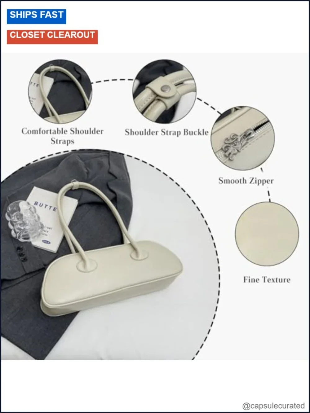 PU Leather Women's Top Handle Small Handbag Hobo Shoulder Bag - Waterproof